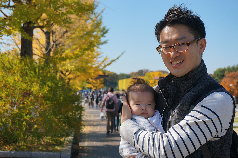 石川さんとお子さんの写真